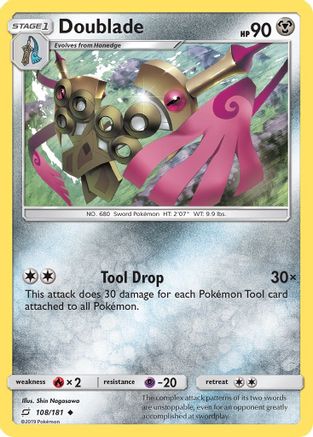 Doublade (108) Reverse Holofoil - Team Up