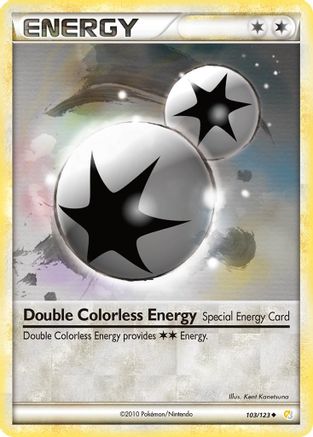 Double Colorless Energy (103) Reverse Holofoil - HeartGold & SoulSilver
