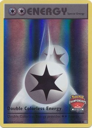 Double Colorless Energy (Oceania Championships) (90) Reverse Holofoil - Evolutions