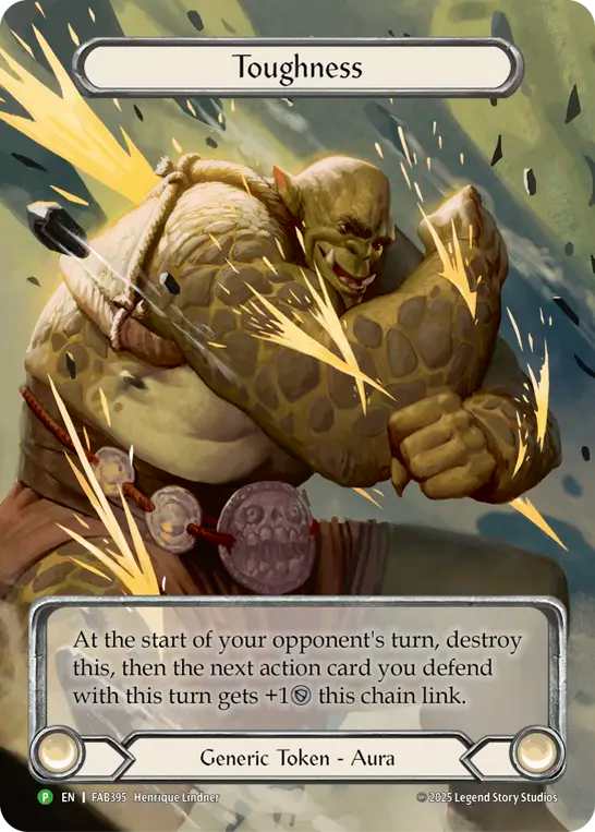 Toughness (FAB395) Cold Foil - FaB Promos