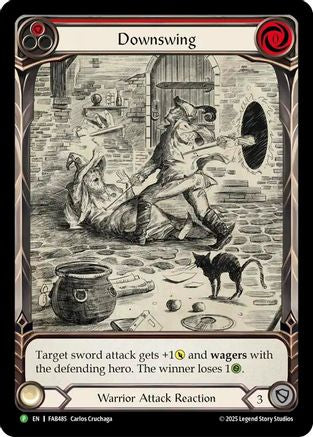 Downswing (FAB485) Rainbow Foil - Flesh and Blood: Promo Cards
