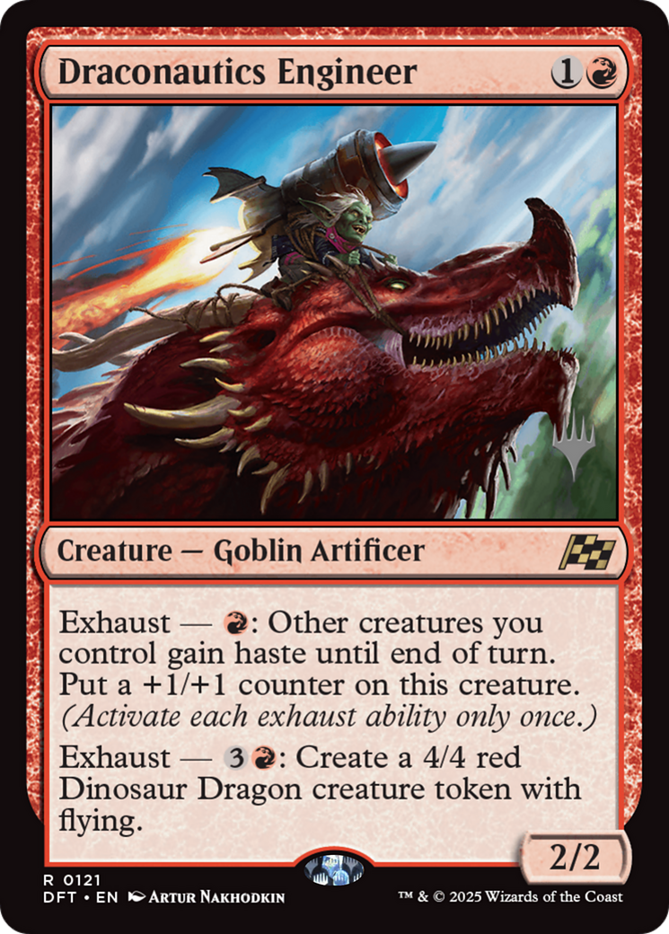 Draconautics Engineer (Promo Pack) (121) Foil - Aetherdrift