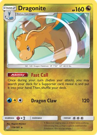 Dragonite (119) Holofoil - Team Up
