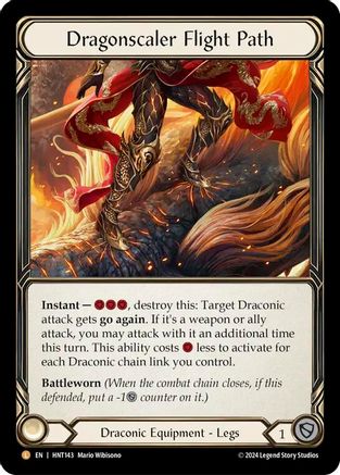 Dragonscaler Flight Path (HNT143) Rainbow Foil - The Hunted