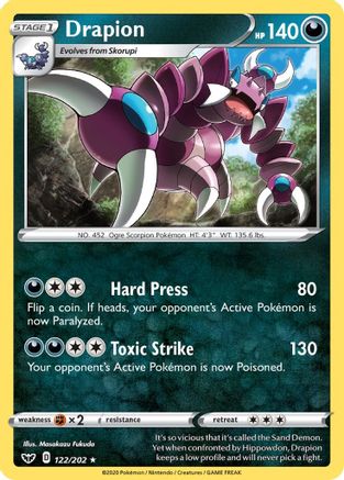 Drapion (122) - Sword & Shield
