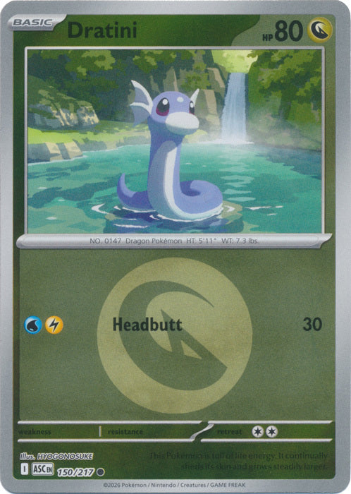 Dratini (Energy Symbol Pattern) (150) Reverse Holofoil - Ascended Heroes