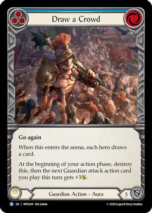 Draw a Crowd (MPG044) Rainbow Foil - Mastery Pack Guardian
