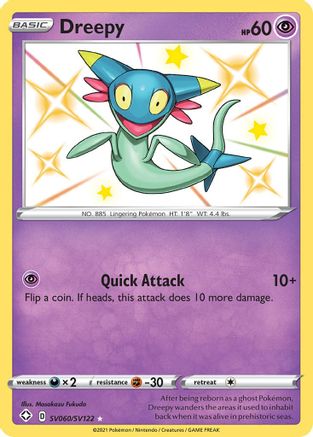 Dreepy (SV060) (Shiny Vault) Holofoil - Shining Fates