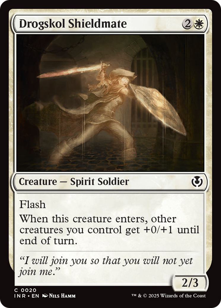 Drogskol Shieldmate (020) Foil - Innistrad Remastered