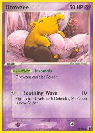 Drowzee (54) Reverse Holofoil - Team Rocket Returns