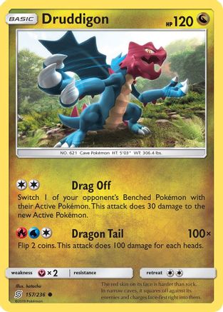 Druddigon (157) Reverse Holofoil - Unified Minds