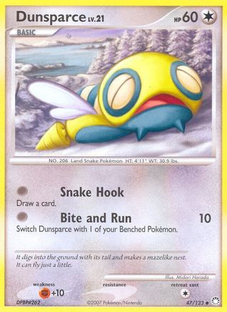 Dunsparce (47) Reverse Holofoil - Mysterious Treasures