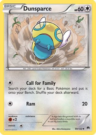 Dunsparce (90) Reverse Holofoil - BREAKpoint
