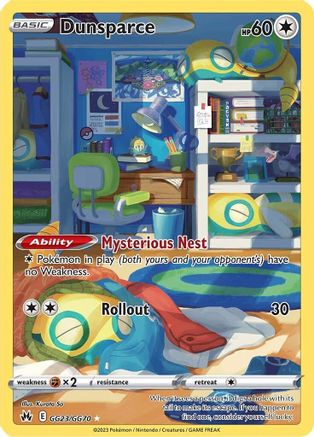 Dunsparce (GG23) Holofoil - Crown Zenith