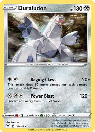 Duraludon (129) Reverse Holofoil - Vivid Voltage