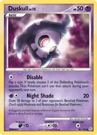 Duskull (80) Reverse Holofoil - Diamond & Pearl