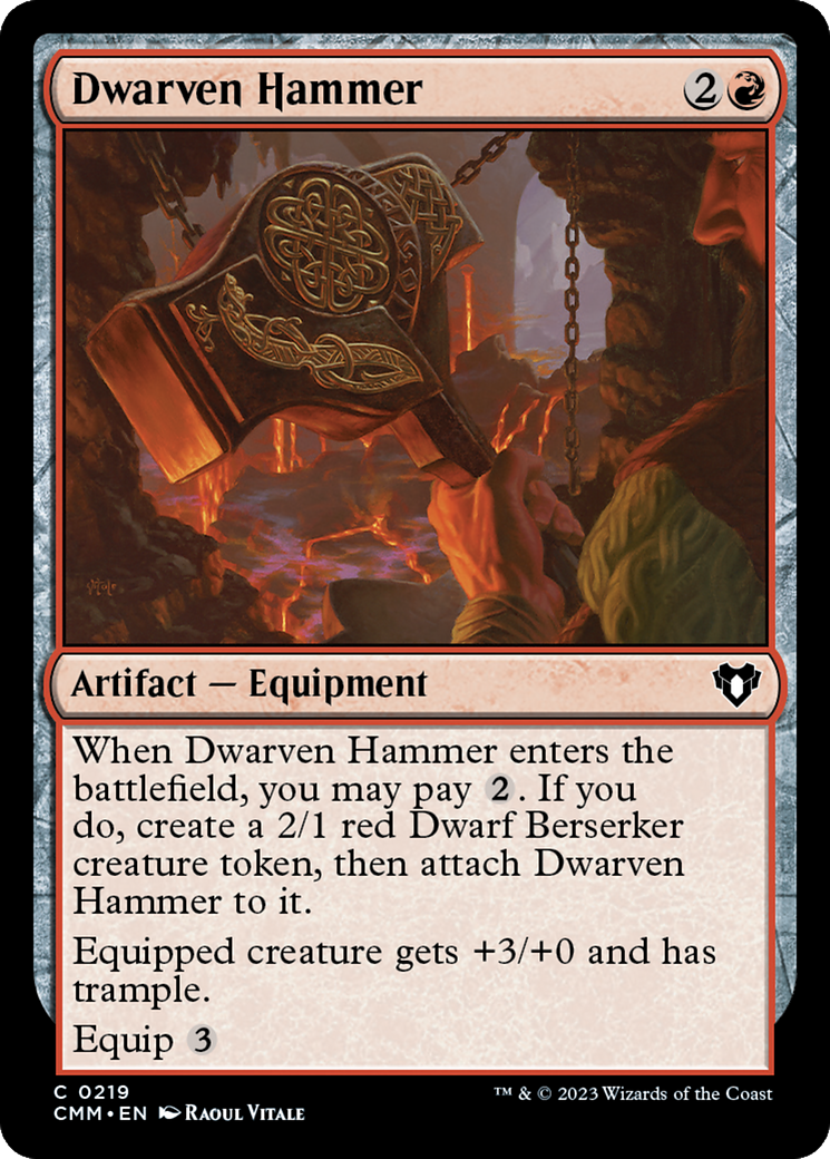 Dwarven Hammer (219) - Commander Masters