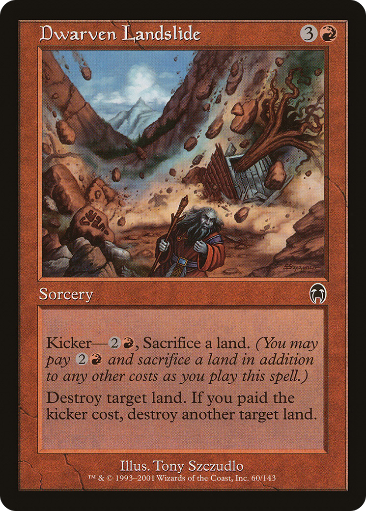 Dwarven Landslide (060) Foil - Apocalypse