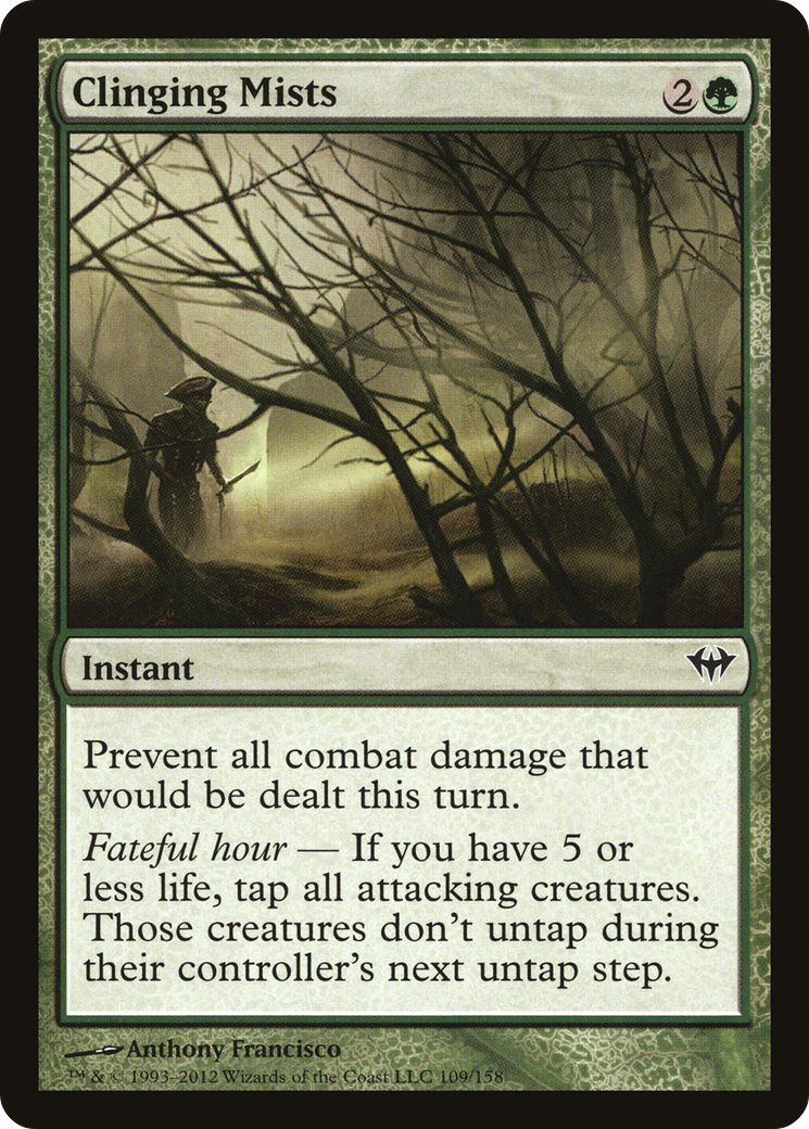 Clinging Mists (109) Foil - Dark Ascension