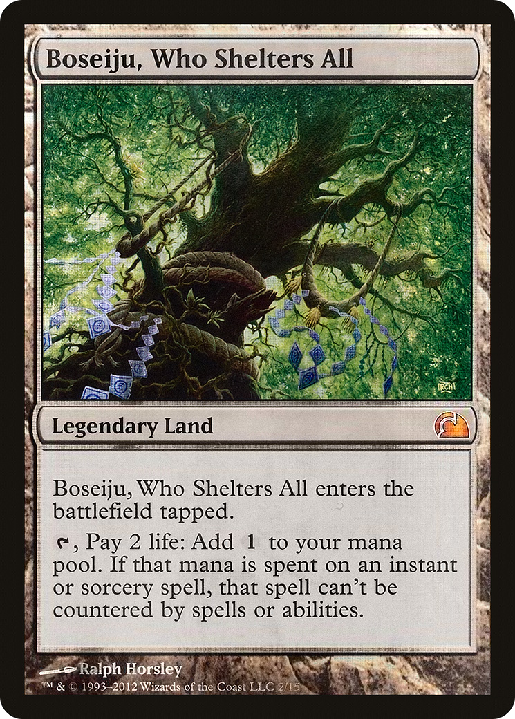 Boseiju, Who Shelters All (002) Foil - From the Vault: Realms