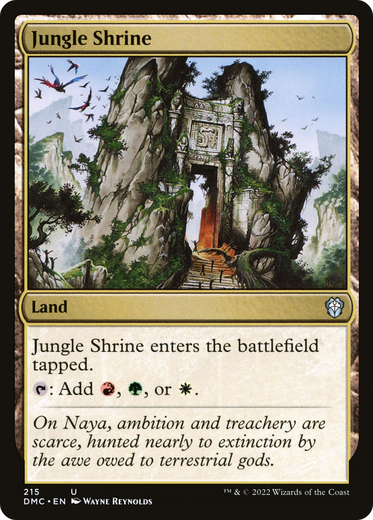Jungle Shrine (215) - Dominaria United Commander
