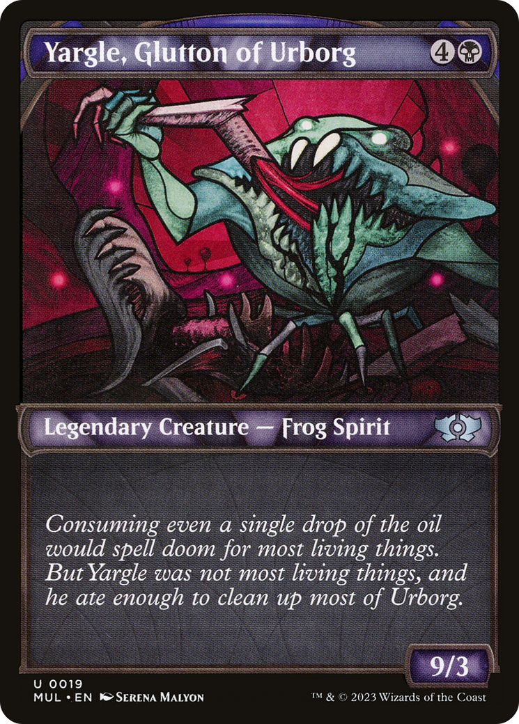 Yargle, Glutton of Urborg (Showcase) (019) - Multiverse Legends