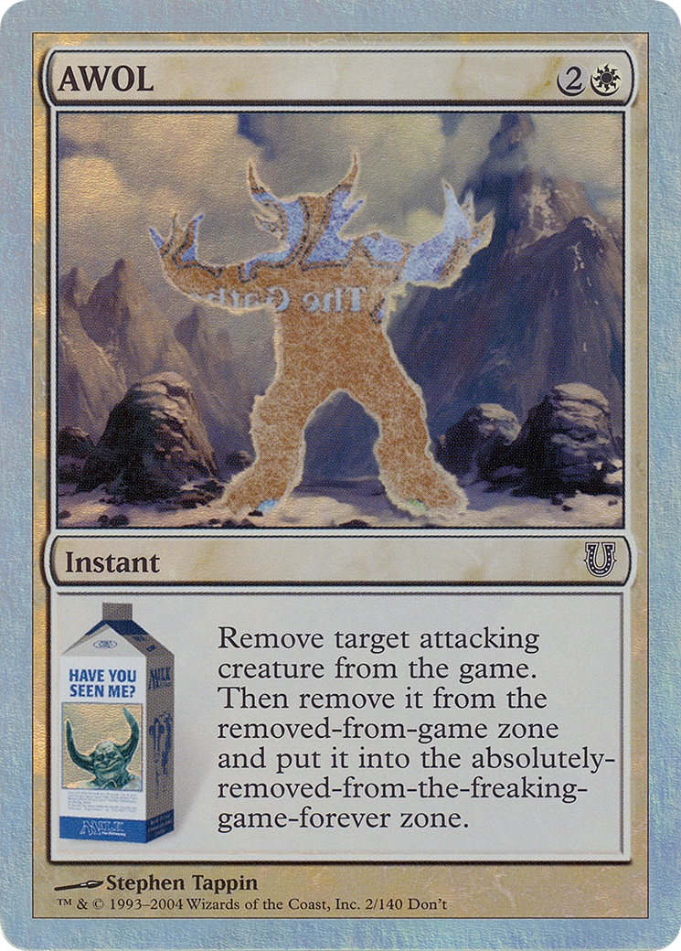 AWOL (002) Foil - Unhinged