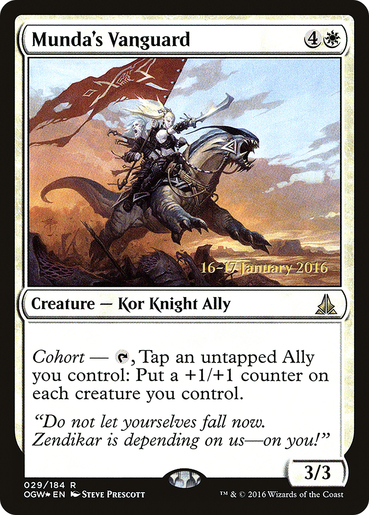 Munda's Vanguard (029) Foil - Oath of the Gatewatch Promos