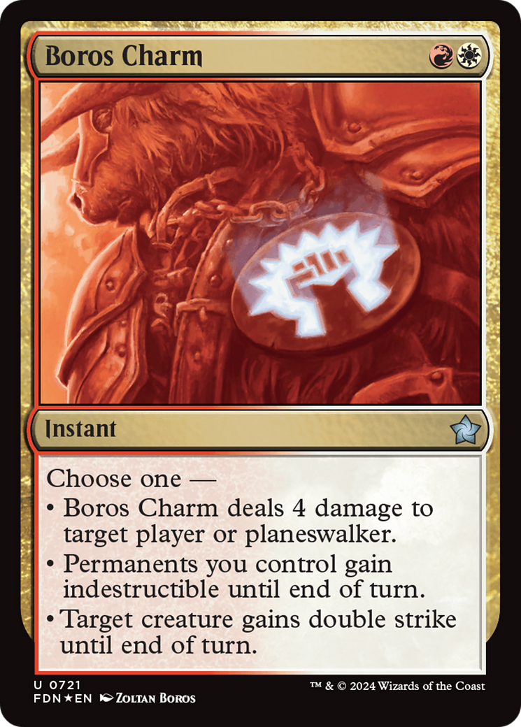 Boros Charm (721) Foil - Foundations