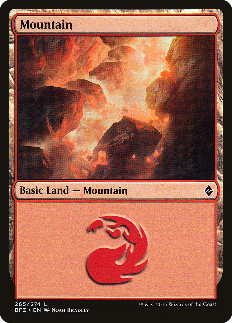 Mountain (265) - Battle for Zendikar