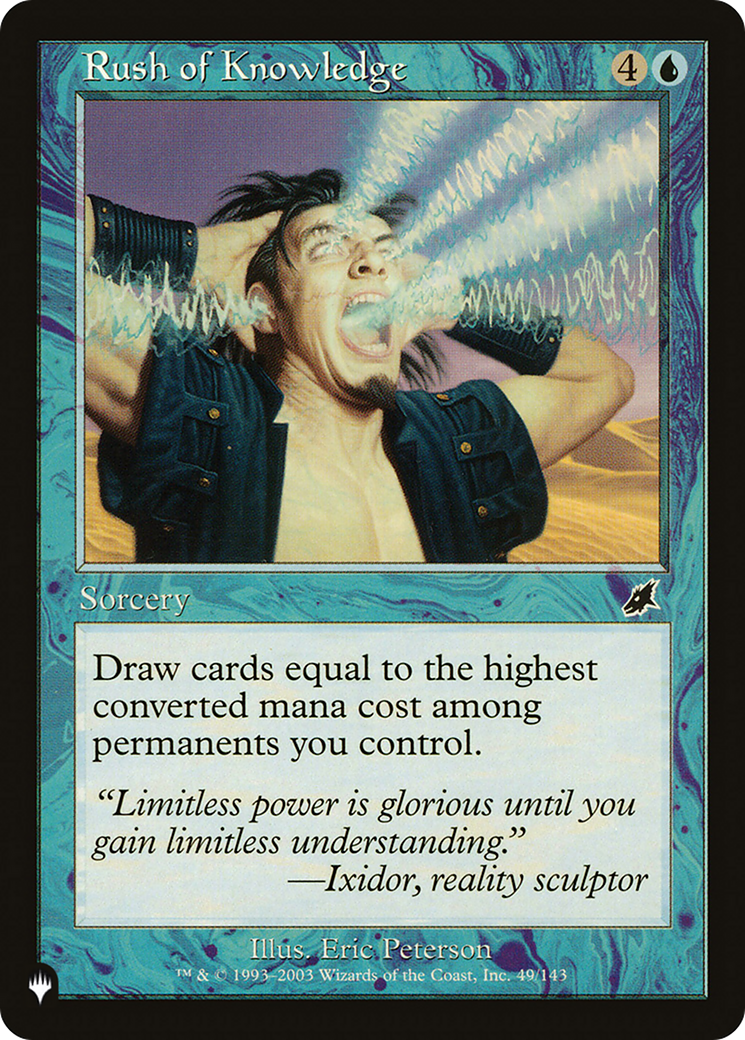 Rush of Knowledge (Retro) (SCG-49) - The List