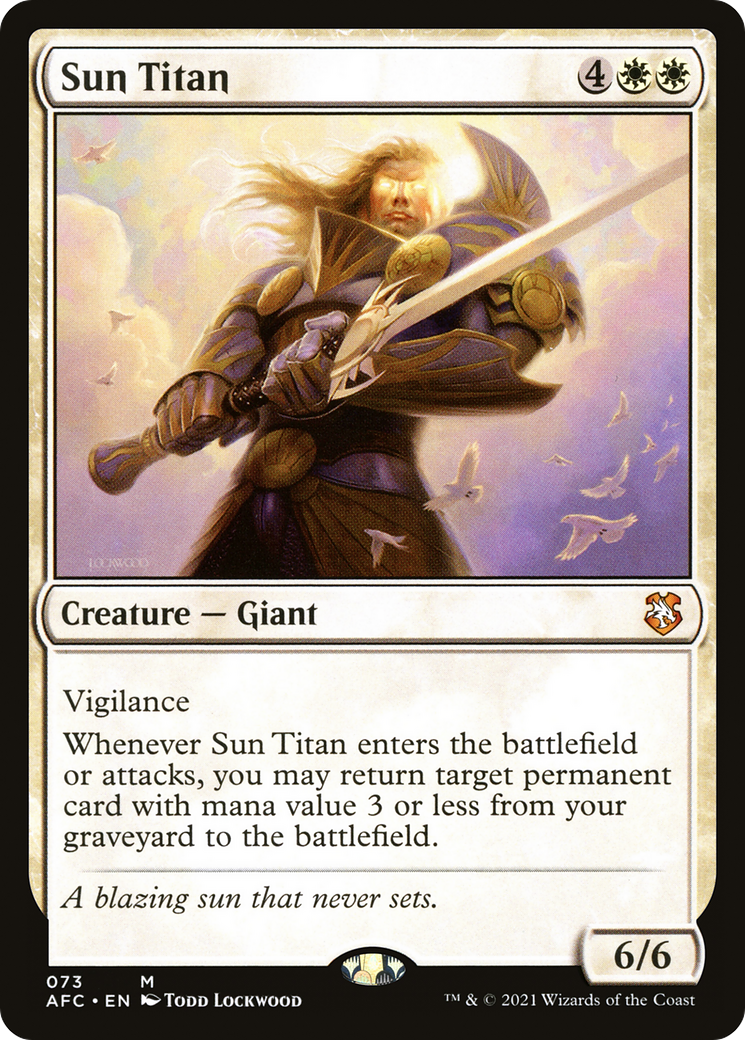 Sun Titan (073) - Forgotten Realms Commander