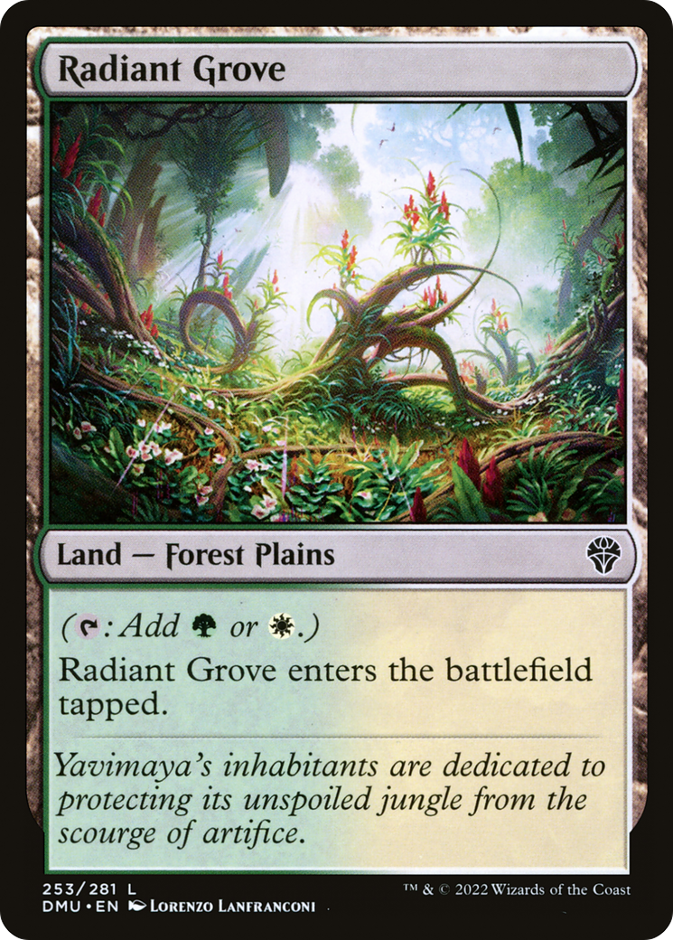 Radiant Grove (253) Foil - Dominaria United
