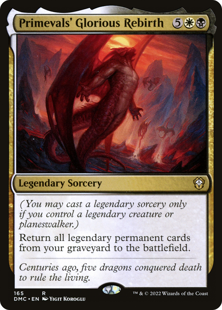 Primevals' Glorious Rebirth (165) - Dominaria United Commander