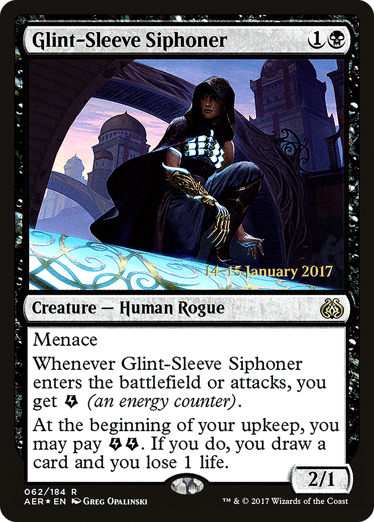 Glint-Sleeve Siphoner (062) Foil - Aether Revolt Promos