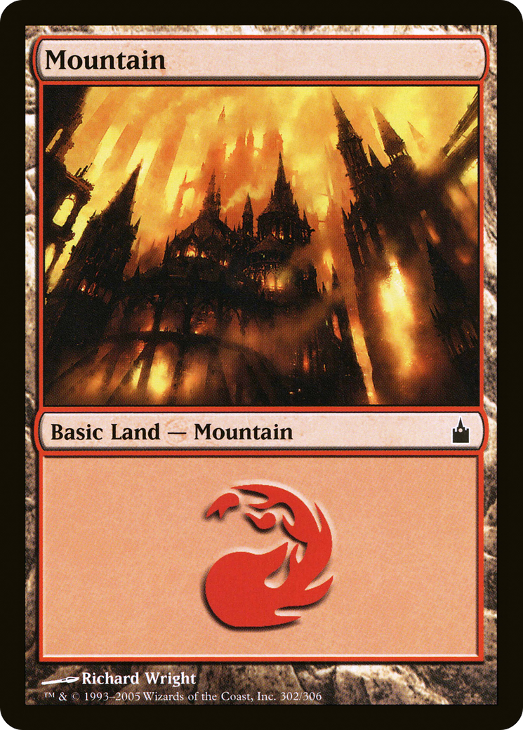 Mountain (302) - Ravnica: City of Guilds