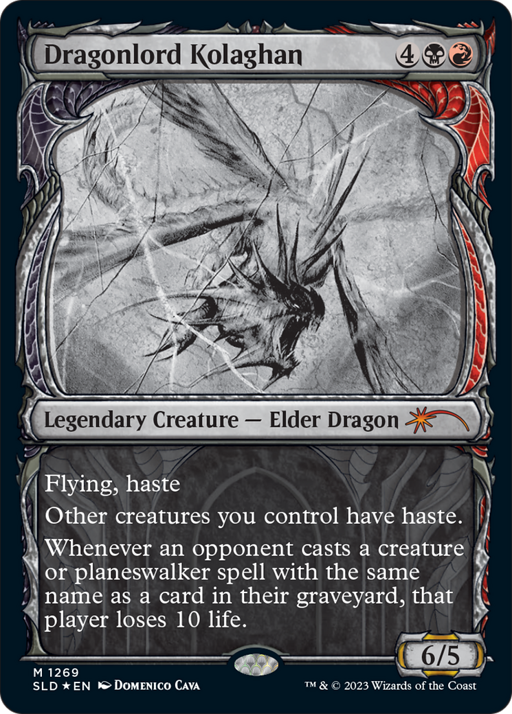 Dragonlord Kolaghan (Showcase) (1269) Foil - Secret Lair Drop