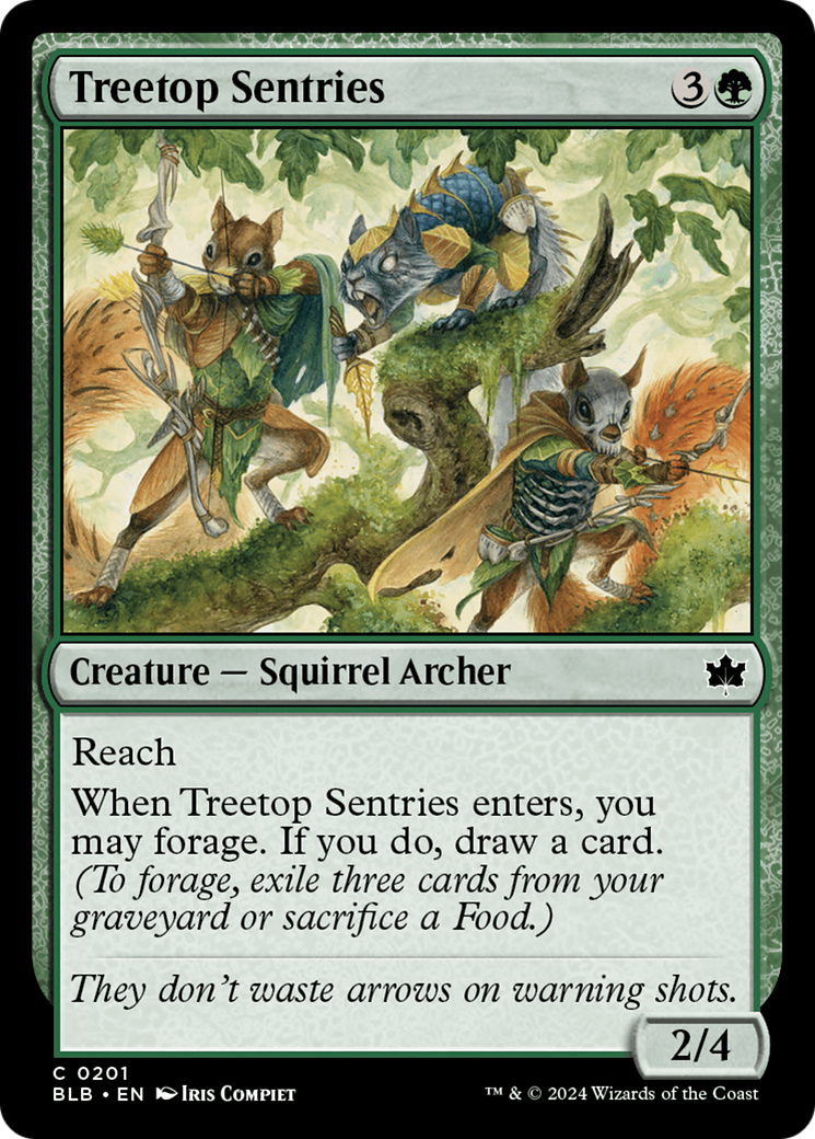 Treetop Sentries (201) - Bloomburrow