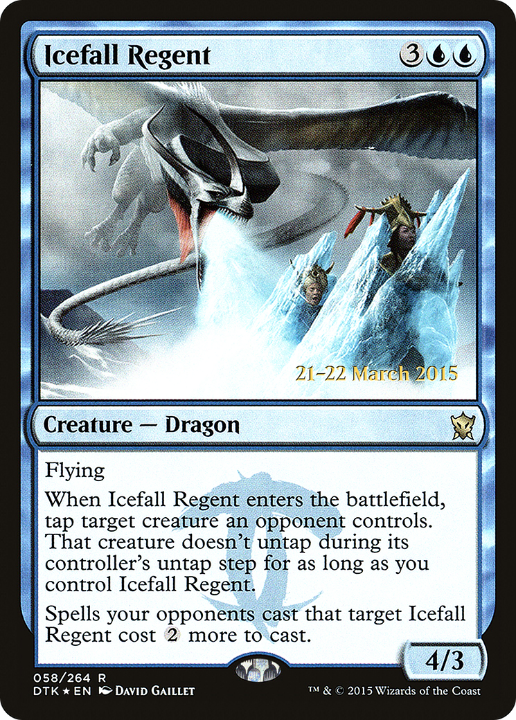 Icefall Regent (58s) Foil - Dragons of Tarkir Promos