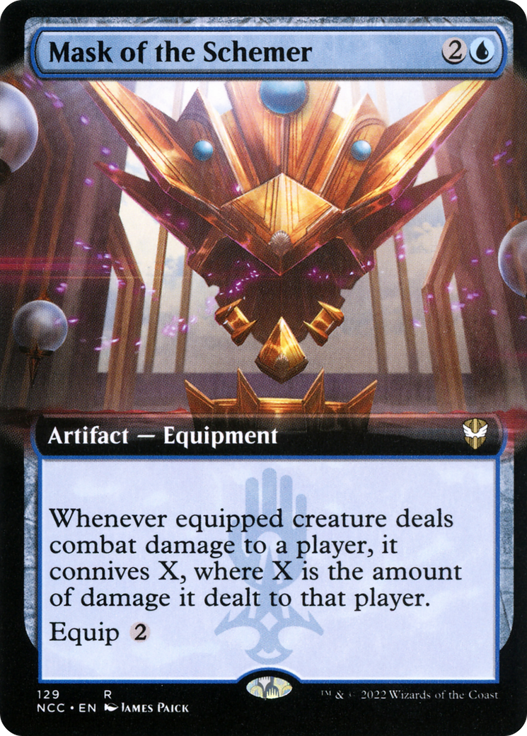 Mask of the Schemer (Extended Art) (129) - New Capenna Commander
