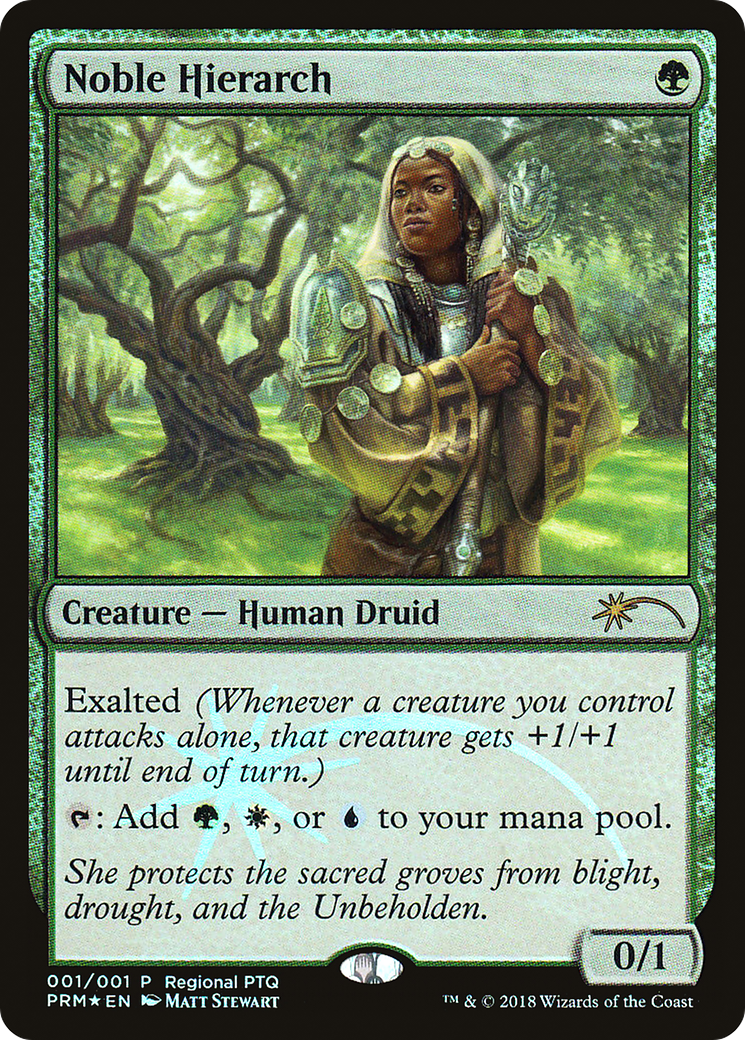 Noble Hierarch (001) Foil - Pro Tour Promos