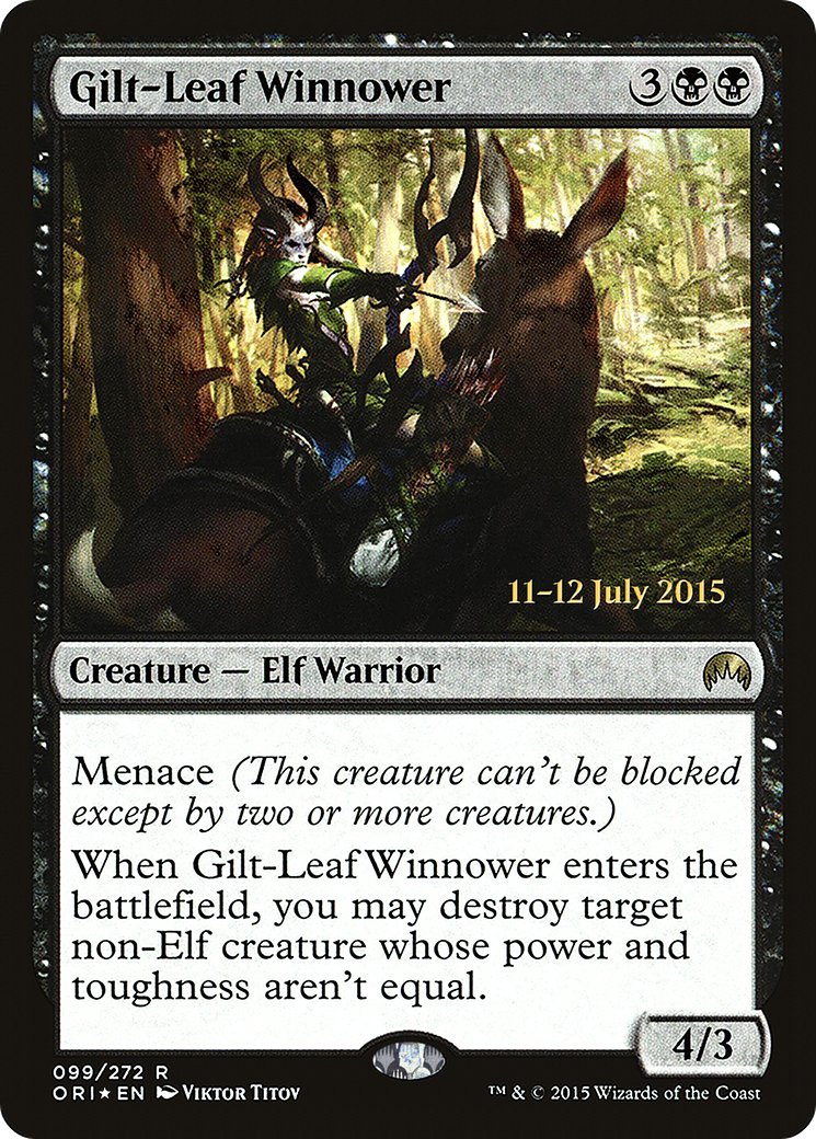 Gilt-Leaf Winnower (099) Foil - Magic Origins Promos