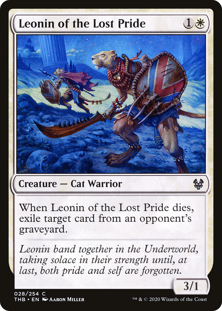 Leonin of the Lost Pride (028) - Theros Beyond Death
