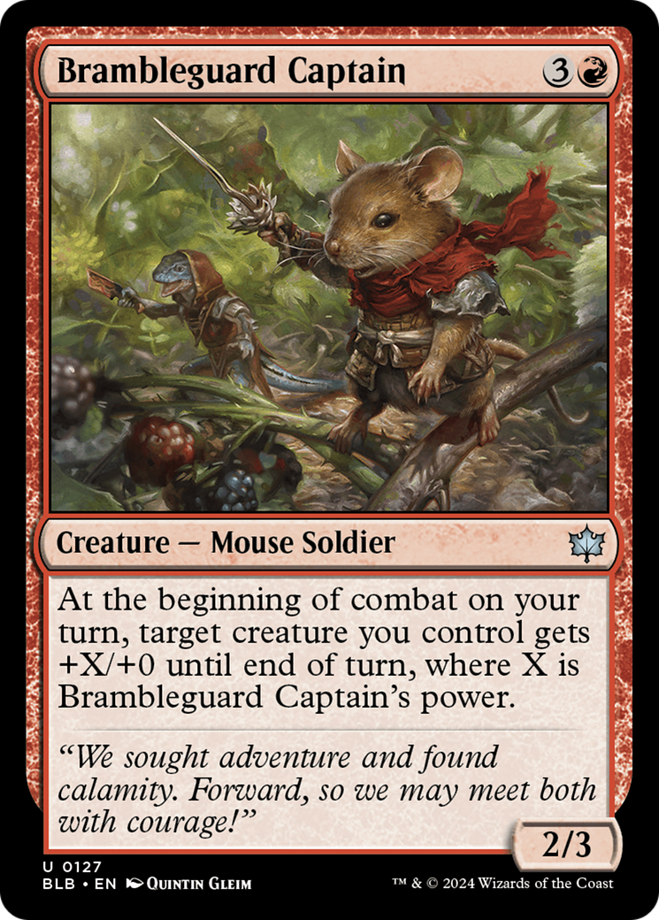 Brambleguard Captain (127) - Bloomburrow