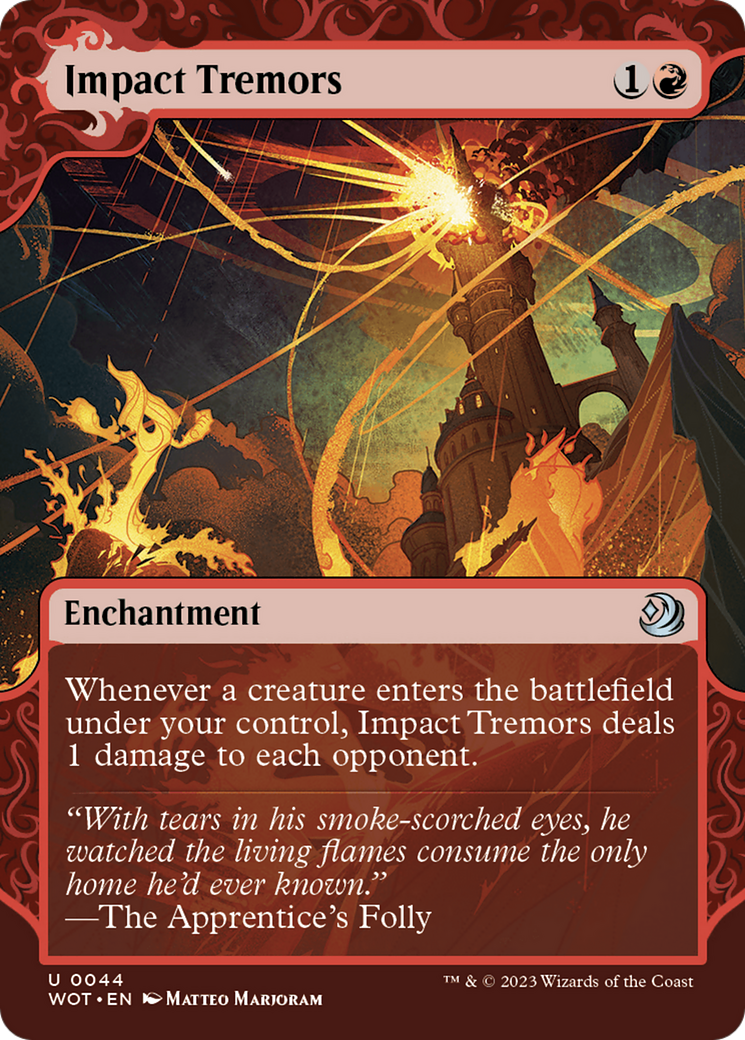 Impact Tremors (Showcase) (044) - Wilds of Eldraine: Enchanting Tales