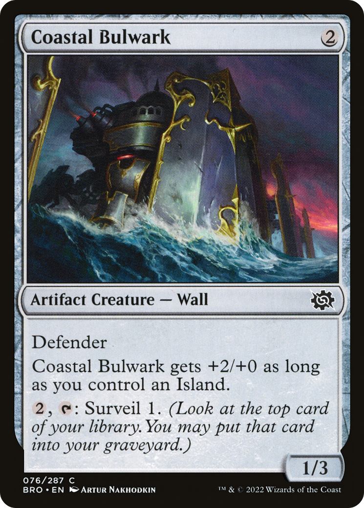 Coastal Bulwark (076) Foil - The Brothers' War