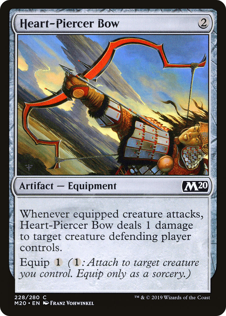Heart-Piercer Bow (228) Foil - Core Set 2020