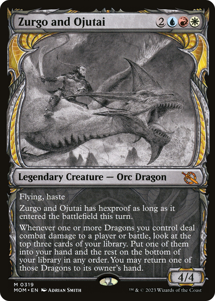 Zurgo and Ojutai (Showcase) (319) - March of the Machine
