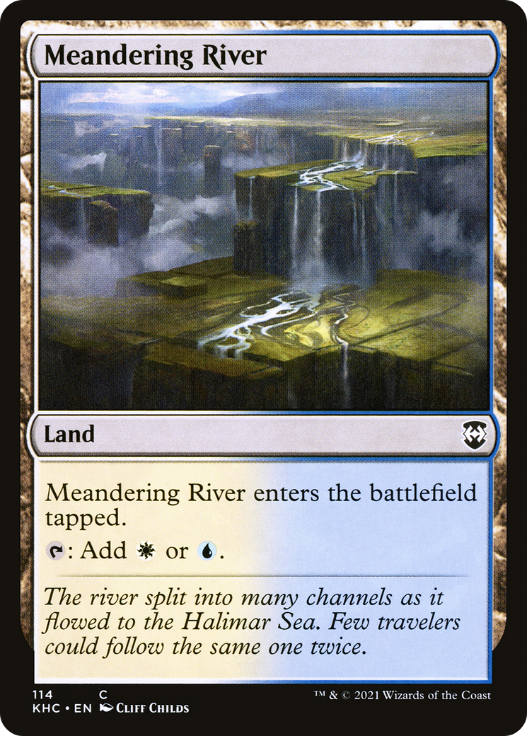Meandering River (114) - Kaldheim Commander