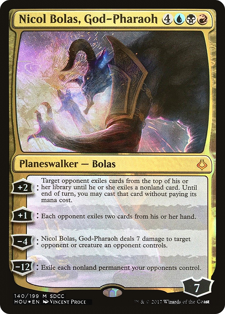 Nicol Bolas, God-Pharaoh (SDCC 2017 Exclusive) (140) Foil - San Diego Comic-Con 2017